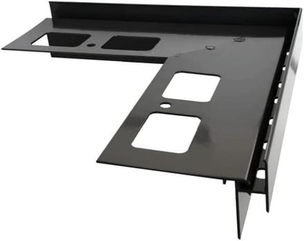 Boogprofiel - Dakrandprofiel Balkon - Terras Afwerking - Buigbaar Aluminium - 200 cm - Bruin