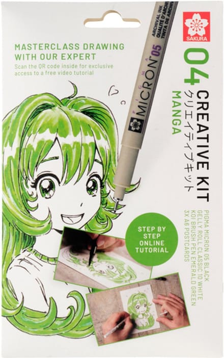 Tekenset sakura creative kit manga | 12 stuks