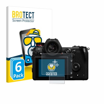 BROTECT - Screenprotector voor Panasonic Lumix DC-S1 / Panasonic Lumix DC-S1R - Folie Beschermfolie matte 6 Stuks