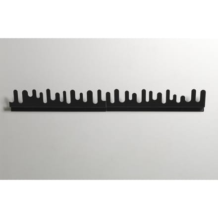 Design House Stockholm - Wave kledinghaak - zwart