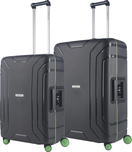 Grote Reiskoffer Set - 100L en 70L Koffer met Kliksluiting - Donkergrijs