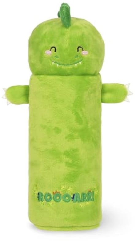 Zacht etui met dino-motief - perfect voor school