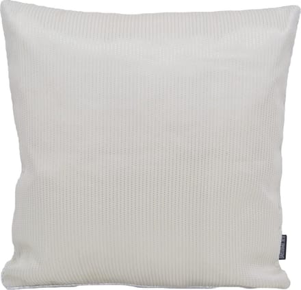 Gek op kussens! Nura white / silver | 45 x 45 cm | kussenhoes | polyester