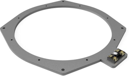 Zeer stabiele universele metalen BMW speakerring 200 mm