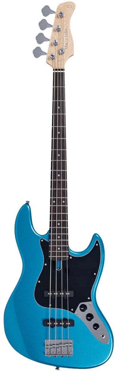 Sire V1 4/TP Marcus Miller 4-snarige Passieve Jazz Bas Tide Pool met Palissander Toets