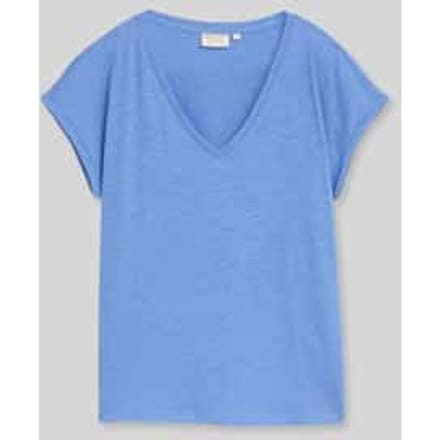 Tom Tailor Denim - T-shirt van katoen - Maat S - Bonnet Blue