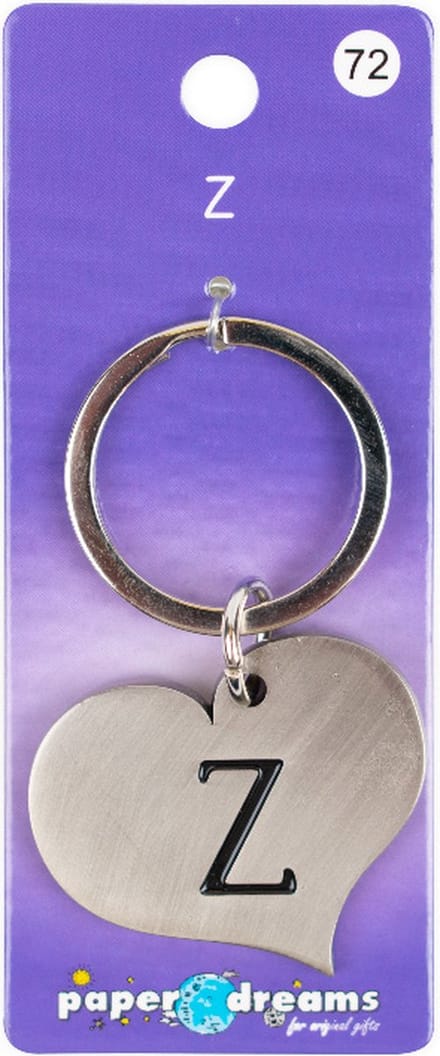 Hart sleutelhanger - Z