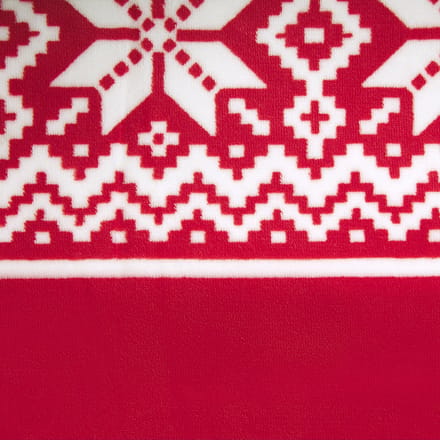 VANTAA - Plaid - Rood - 150 x 200 cm - Polyester