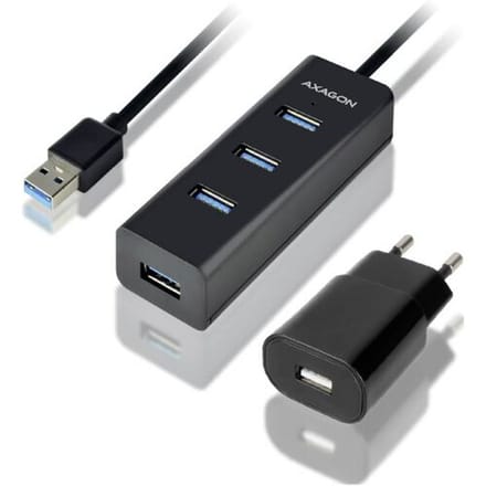 AXAGON HUE-S2BP USB-hub 4 poorten USB-A, Micro-USB USB 3.2 Gen1 5 GBit/s