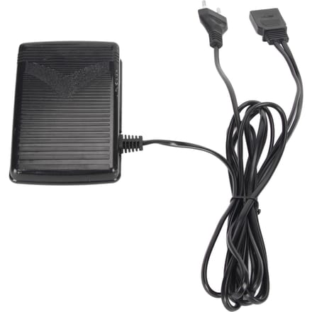 Naaimachine Voetpedaal met Stroomkabel Antislip Pad Multifunctioneel Voetbedieningspedaal EU Plug gray