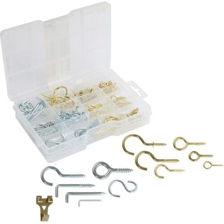 Toolstation Set oog- & schroefhaken 102-delig