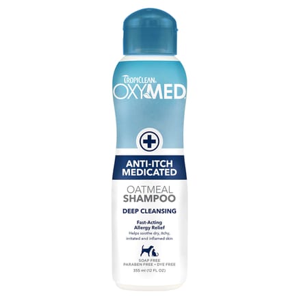 Voordeelpakket: 3x355ml TropiClean OxyMed anti-jeuk shampoo voor huisdieren