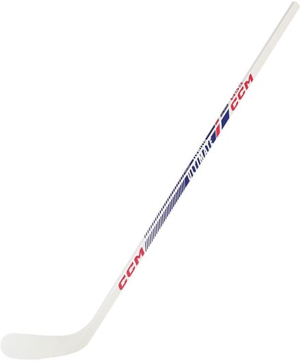 CCM Ultimate IJshockeystick - Houten Stick - Kinderen - Wit - Flex 35 - Links