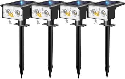 Tuinverlichting op Zonne Energie - Solar Buitenlampen -Zwart