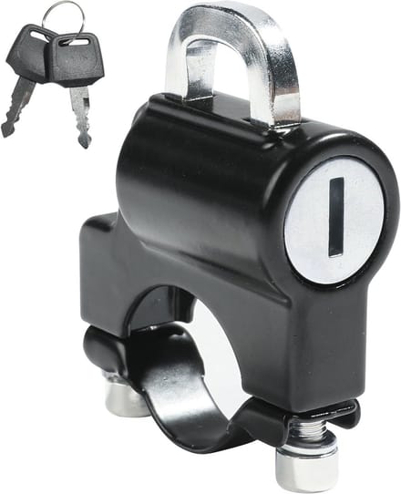 Universeel Motorhelmslot Aluminium - Anti-diefstal Beveiliging met 2 Sleutels