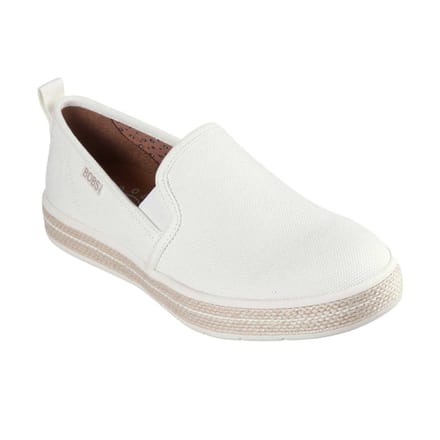 Skechers Dames Flexpadrill Canvas Espadrilles (Off White)