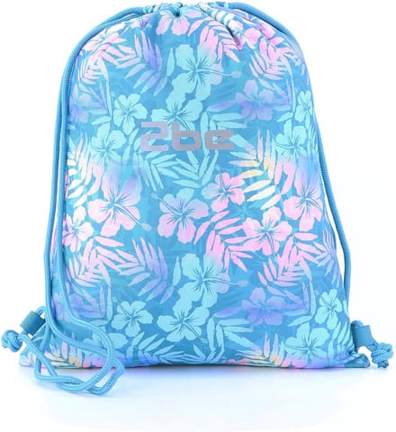 2be Sport Gymtas met trekkoord - Turquoise - Turquoise