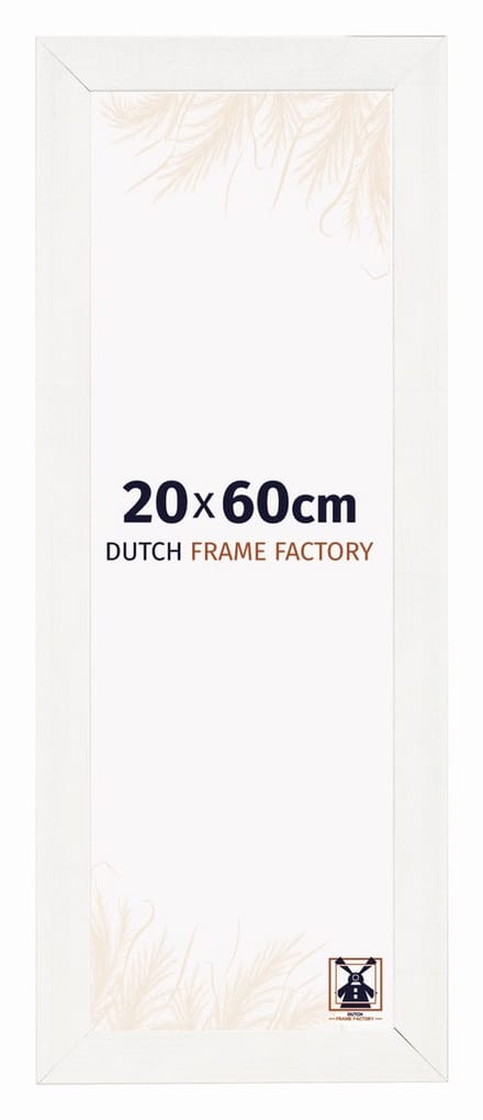Fotolijst 20x60 cm - MDF - Wit Geveegd - Praag
