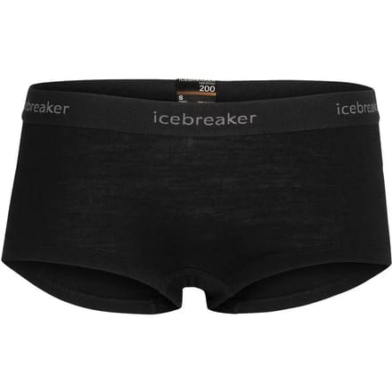 Icebreaker200 Oasis Boy Shorts Dames (Maat - XS, Kleur - BLACK)