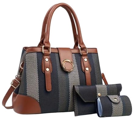 N3 Collecties Drie delige set gestreepte mode crossbody tas voor dames