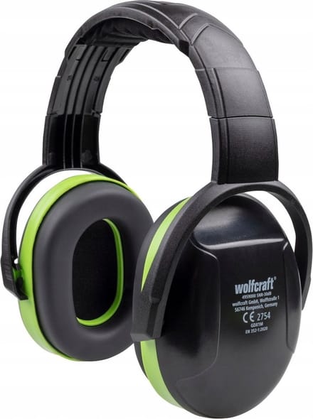 wolfcraft - Gehoorbescherming - 30Db Oorkappen - Gehoorkap PRO - 4959000