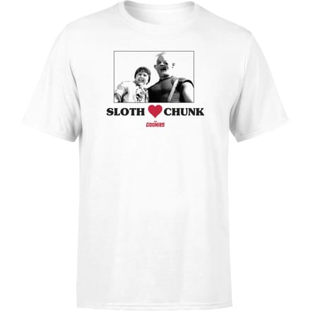 The Goonies Sloth Love Chunk Men's T-Shirt - Wit - S