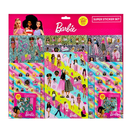 Barbie - Superstickerset - 600 stickers