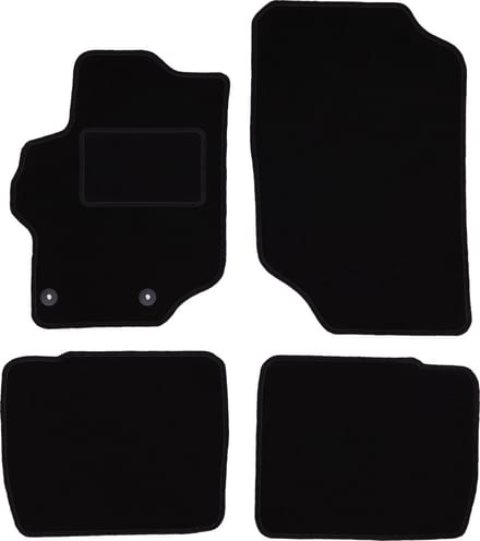 Zwarte veloursmatten voor: Citroen C-Elysee sedan (2012-)