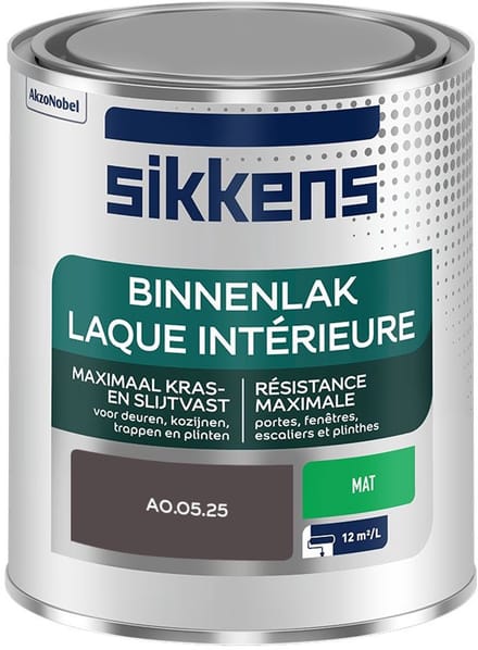 Sikkens - Binnenlak Mat - A0.05.25 - Mengverf - 750 Ml