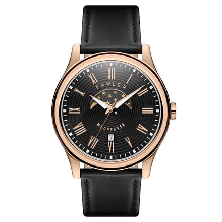 Imperator | Roségoudkleurig Roestvrijstalen Maanfase Horloge