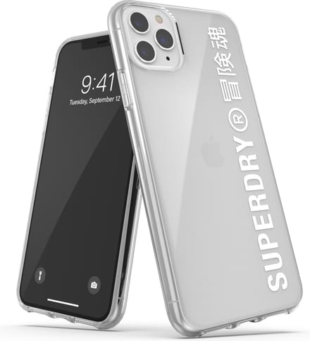 Superdry Snap Case Clear TPU hoesje voor iPhone 11 Pro Max - transparant