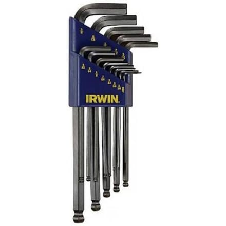Irwin T10757 10-delige Inbussleutelset met kogelkop - 1,5-10mm