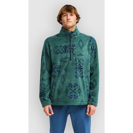 Billabong Boundary Mock Neck Half-Zip Fleece Trui groen
