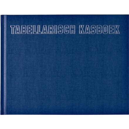 Kassenbuch tabellarisch 210x160mm 96 Seiten 8 Spalten blau