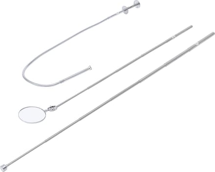 BGS Magneethulp, grijper en inspectiespiegelset 3 delig