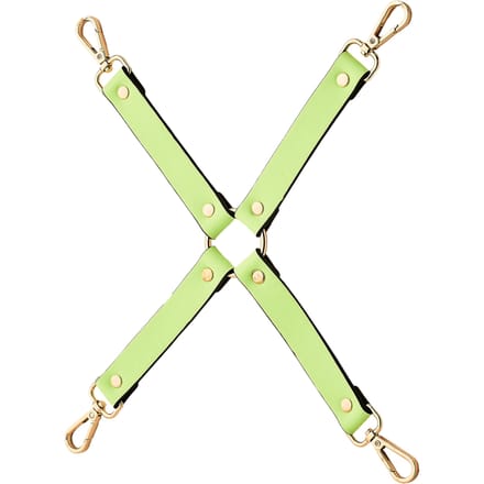 Dreamtoys Radiant Hog Tie glow-in-dark Bondage set - Groen