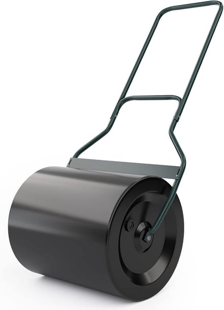 Vulbare gazonwals 60 liter met U-greep voor gras en tuin