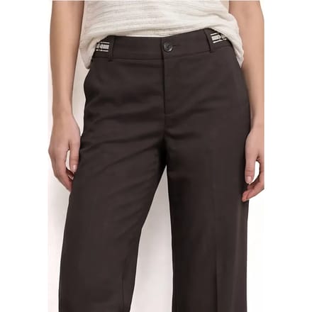 Straight Legs broek met riemdetails