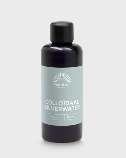 Mattisson - Colloïdaal Zilverwater 15PPM - 100% Zuiver Gedistilleerd Water - 100 ml