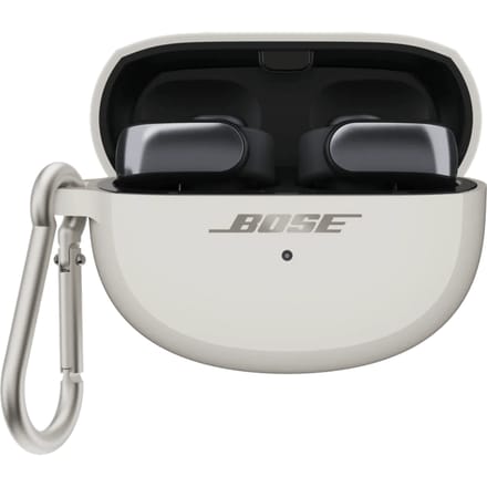 Siliconen opbergetui voor Bose Ultra Open oordopjes Wit