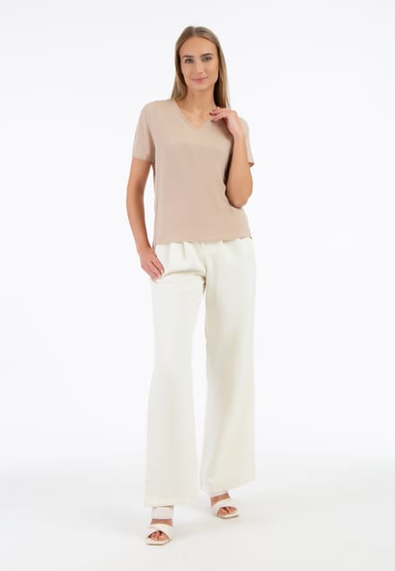 RISA Blouse Dames beige