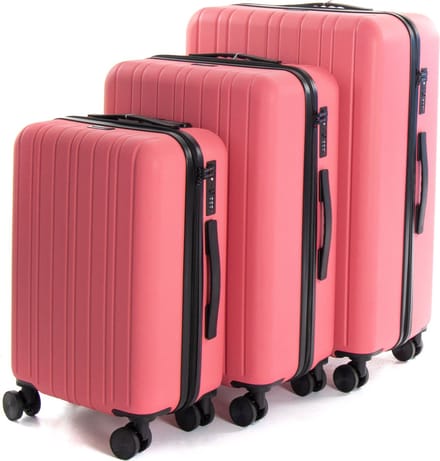 AttitudeZ Azur Reiskoffer Set Roze