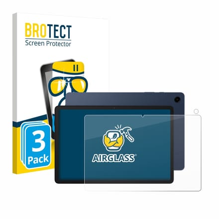 Screenprotector 3 Stuks voor Samsung Galaxy Tab A9 Plus (Voor+Camera) Beschermglas transparant