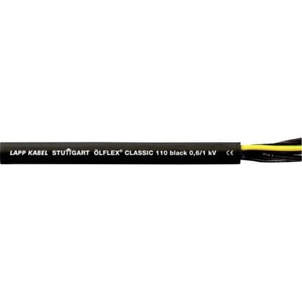 LAPP ÖLFLEX® CLASSIC BLACK 110 Stuurstroomkabel 2 x 1 mm² Zwart 1120266/100 100 m