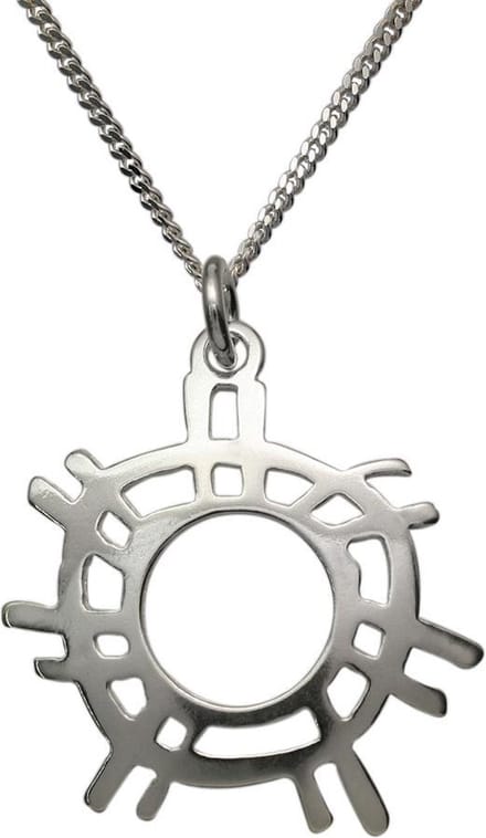 AuBor ®. Hanger. Zilver. De zon.