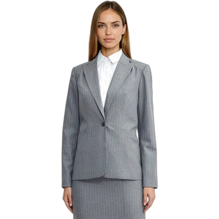 Gestreepte klassieke blazer voor dames Nife