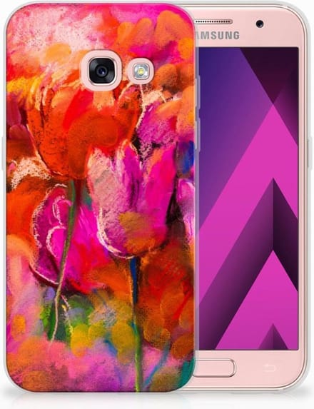 Hoesje maken Samsung Galaxy A3 2017 Tulips