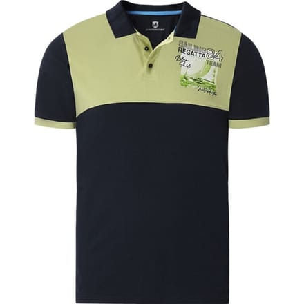Jan Vanderstorm herren Poloshirt - 80/82 - lichtgroen - Plus Size