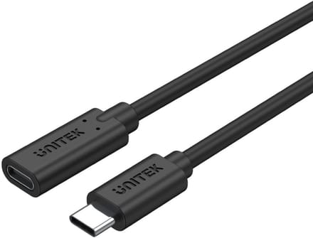 Unitek - USB-C extension cable - 24 pin USB-C to 24 pin USB-C - 1 m
