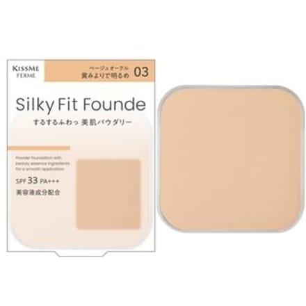 ISEHAN - Kiss Me Ferme Foundation SPF 33 PA+++ 03 Beige Ocher Refill